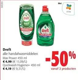 Colruyt Dreft Max Power 450 ml aanbieding