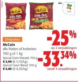 Colruyt McCain Special Oven Klassiek 700 g aanbieding