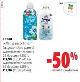 Colruyt Lenor Wasverzachter Zeebries 55 dosissen 1,155 L aanbieding