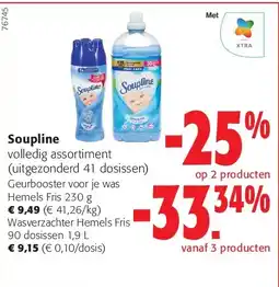 Colruyt Soupline Geurbooster voor je was Hemels Fris 230 g aanbieding
