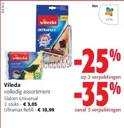 Colruyt Vileda Slalom Universal 2 stuks aanbieding