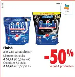 Colruyt Finish Ultimate 55 stuks aanbieding