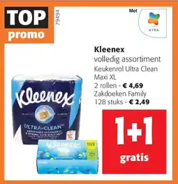 Colruyt Kleenex Keukenrol Ultra Clean Maxi XL 2 rollen aanbieding