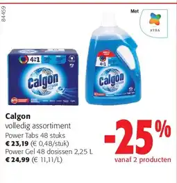 Colruyt Calgon Power Tabs 48 stuks aanbieding