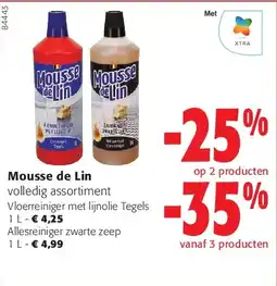 Colruyt Mousse de Lin Vloerreiniger met lijnolie Tegels 1 L aanbieding