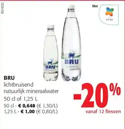 Colruyt BRU 50 cl aanbieding