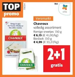 Colruyt Chavroux Romige sneetjes 150 g aanbieding