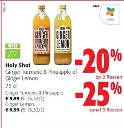 Colruyt Holy Shot Ginger Turmeric & Pineapple aanbieding