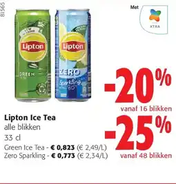 Colruyt Lipton Ice Tea Green Ice Tea aanbieding
