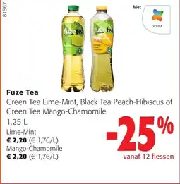 Colruyt Fuze Tea aanbieding