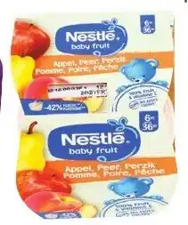 Colruyt Nestlé Baby Fruit Appel-peer-perzik aanbieding