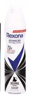 Colruyt Rexona Advanced Protection Invisible On Black & White aanbieding