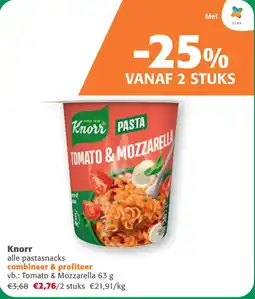 Comarkt Knorr alle Pastasnacks aanbieding