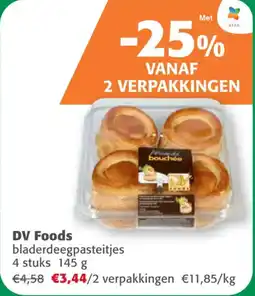 Comarkt DV Foods bladerdeegpasteitjes aanbieding