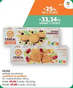 Comarkt Céréal volledig assortiment aanbieding