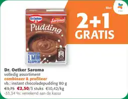 Comarkt Dr. Oetker Saroma volledig assortiment aanbieding