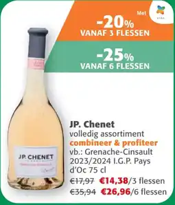 Comarkt JP. Chenet aanbieding