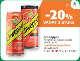 Comarkt Schweppes aanbieding