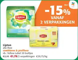 Comarkt Lipton aanbieding