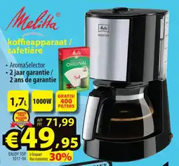 Melitta koffieapparaat / cafetière