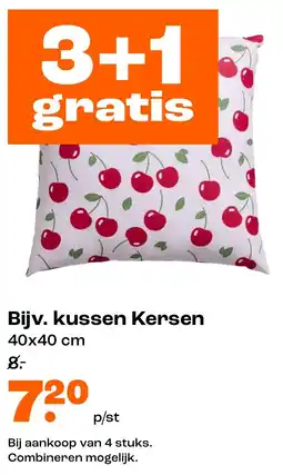 Kwantum Kussen Kersen aanbieding