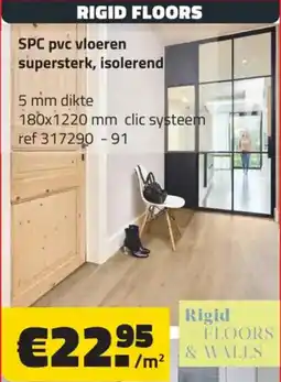 Bouwcenter Frans Vlaeminck Rigid Floors SPC pvc vloeren supersterk, isolerend aanbieding