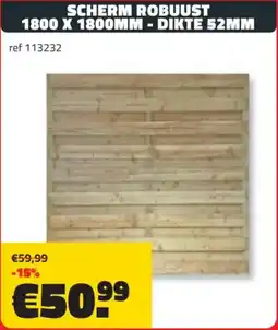 Bouwcenter Frans Vlaeminck Scherm robuust aanbieding