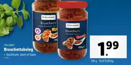 Lidl Bruschettabeleg aanbieding