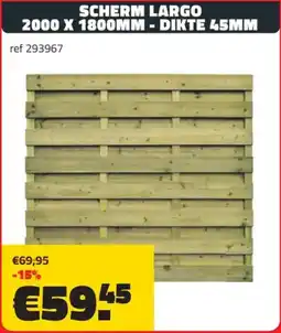 Bouwcenter Frans Vlaeminck Scherm largo aanbieding