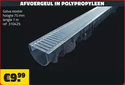 Bouwcenter Frans Vlaeminck Afvoergeul in polypropyleen aanbieding