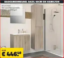 Bouwcenter Frans Vlaeminck Badkamermeubel bazil eik hamilton aanbieding
