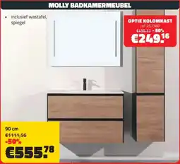 Bouwcenter Frans Vlaeminck Molly badkamermeubel aanbieding