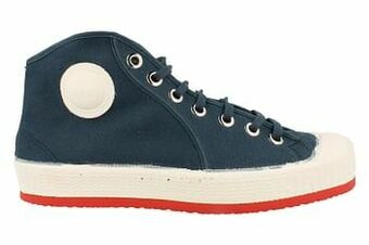 Berca Shoes 0051-Original Veiligheidsschoen Hoog Anton Blauwe -Barvy Dakwerker - Blauw aanbieding