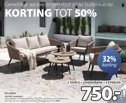 Jysk Jutlandia udstrup loungeset aanbieding