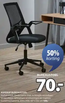 Jysk Asperup Bureaustoel aanbieding