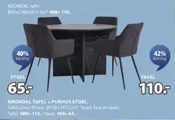 Jysk Purhus stoel aanbieding