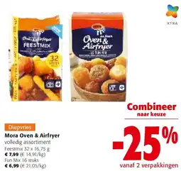 Colruyt Mora Oven & Airfryer Feestmix 32 x 16,75 g aanbieding