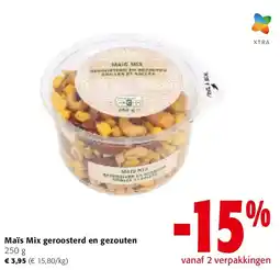 Colruyt Maïs Mix geroosterd en gezouten 250 g aanbieding