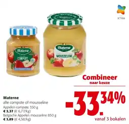 Colruyt Materne Appelen compote 350 g aanbieding