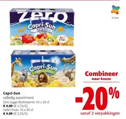Colruyt Capri-Sun Zero Sugar Multivitamin 10 x 20 cl aanbieding