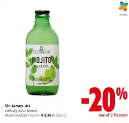 Colruyt Sir. James 101 Mojito mocktail 250 ml aanbieding