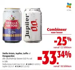 Colruyt Stella Artois Cold Grip 33 cl aanbieding