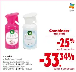 Colruyt Air Wick Pure Aziatische Kersenbloesem spray 250 ml aanbieding