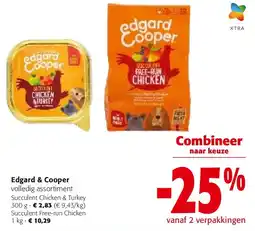 Colruyt Edgard & Cooper Succulent Chicken & Turkey 300 g aanbieding