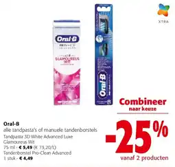 Colruyt Oral-B Glamoureus Wit 75 ml aanbieding