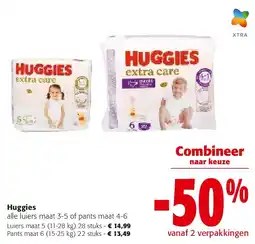 Colruyt Huggies Luiers maat 5 (11-28 kg) 28 stuks aanbieding