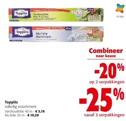 Colruyt Toppits Vershoudfolie 40 m aanbieding