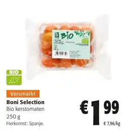 Colruyt Boni Selection Bio kerstomaten 250 g aanbieding