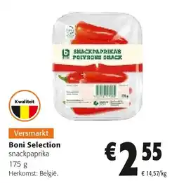 Colruyt Boni Selection snackpaprika 175 g aanbieding
