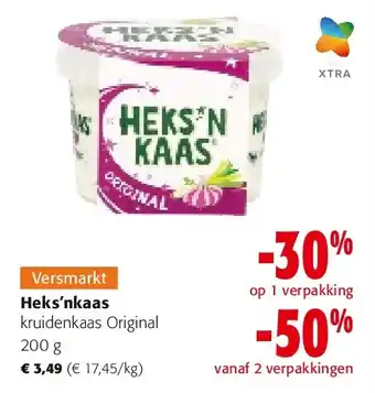 Colruyt Heks'nkaas kruidenkaas Original 200 g aanbieding